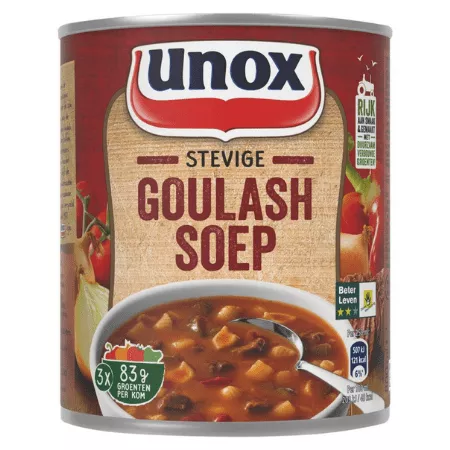 Unox Stevige Goulashsoep Blik (6x 0,8 liter)