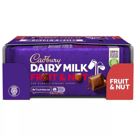 Cadbury Tablet Fruit & Nut (18x 110gr) - Afbeelding 2