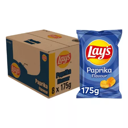 Lay’s chips paprika (8x 175gr) (2)
