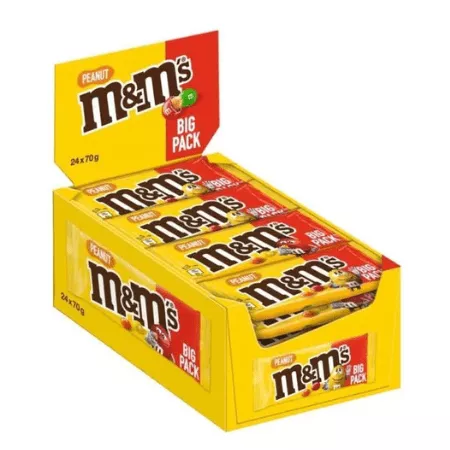 M&M's Pinda Big Pack (24x 70gr) - Afbeelding 2