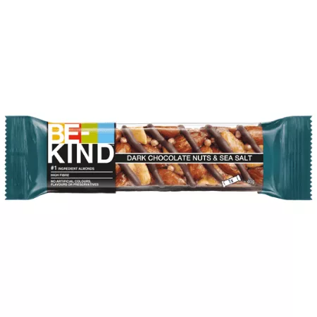 Be-kind Single Dark Chocolate Nuts & Seasalt (12x40gr)