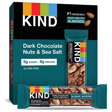 Be-kind Single Dark Chocolate Nuts & Seasalt (12x40gr) - Afbeelding 2