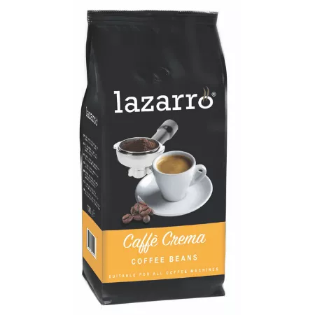 Lazarro Caffe Crema bonen (8x 1kg) - Afbeelding 2