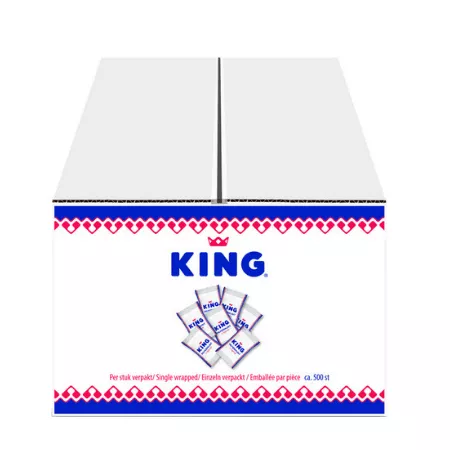 King Pepermunt Per Stuk Verpakt (500x 2gr)