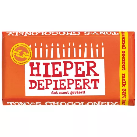 Tony's Chocolonely reep melk karamel zeezout gefeliciteerd (15x 180gr) (1)