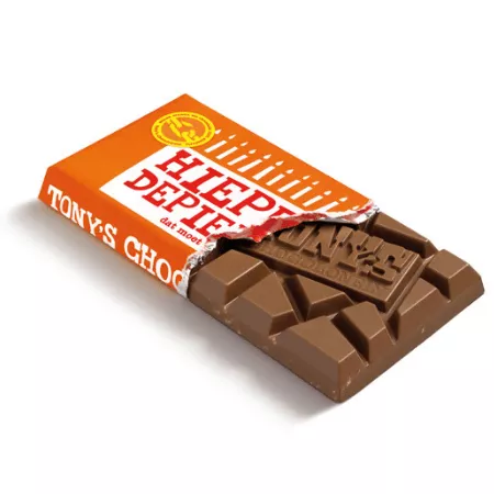 Tony's Chocolonely reep melk karamel zeezout gefeliciteerd (15x 180gr)