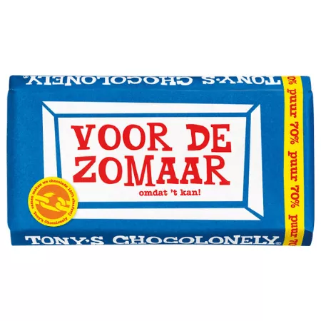 Tony’s Chocolonely reep puur zomaar (15x 180gr)