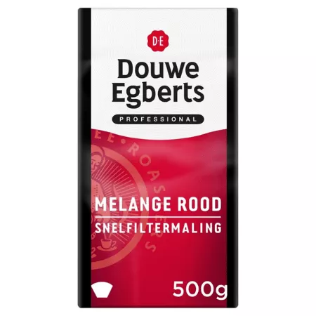 Douwe Egberts Melange Rood Snelfilter (6x 500gr)
