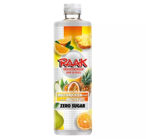 Raak vruchtensiroop multivruchten zero (6x 750ml)