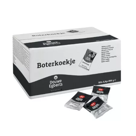 Douwe Egberts boterkoekje per stuk verpakt (150x 6.6gr) (1)