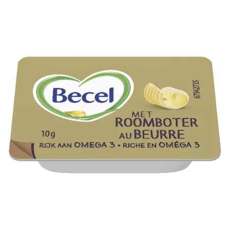 Becel met roomboter portie (100x 10gr) (1)