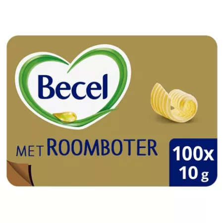 Becel met roomboter portie (100x 10gr)