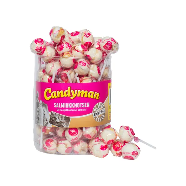 Candyman Salmiakknotsen (60 stuks)