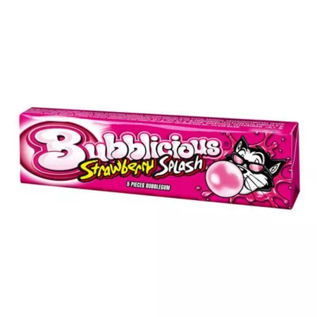 Bubblicious Aardbei (18 rollen)