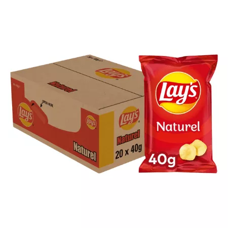 Lay’s chips naturel (20x 40gr) (2)