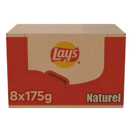 Lay’s chips naturel (8x 175gr) (1)