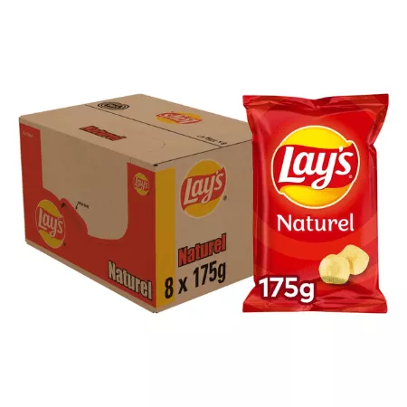 Lay’s chips naturel (8x 175gr) (2)