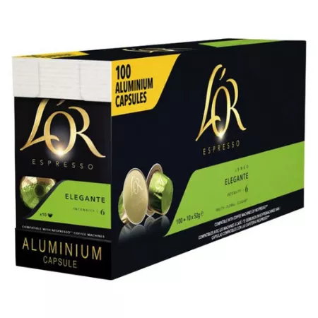 L’OR espresso lungo elegante cups (100 stuks)