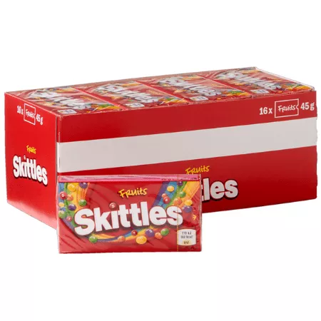 Skittles Fruit (16x 45gr) - Afbeelding 3