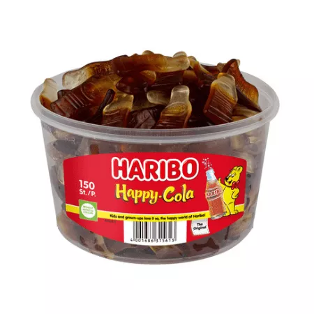 Haribo Happy Cola Silo (150 stuks)