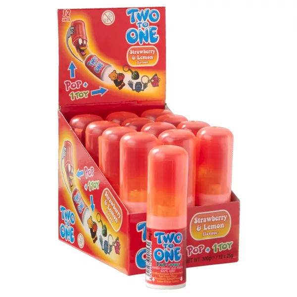 Two to one strawberry lemon (12 stuks)