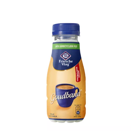 Friesche vlag goudband pet flesje (12x 140ml)