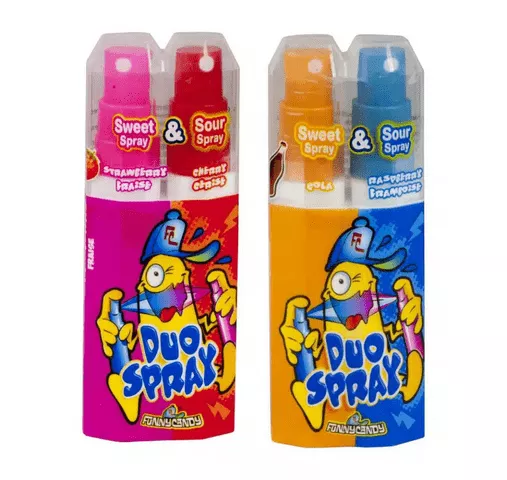 Funny Duo Sprays Sour & Sweet (16 stuks)