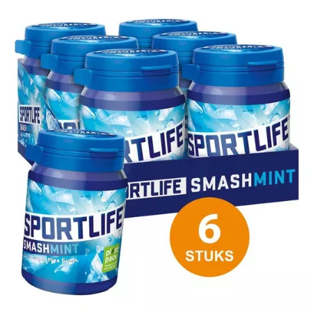 Sportlife smashmint jar (6x 57gr) (1)