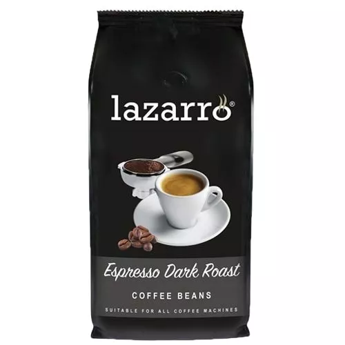 Lazarro Espresso Dark Roast Bonen (8x 1kg)