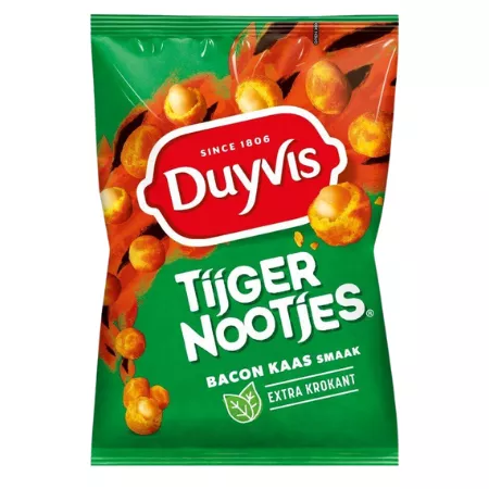Duyvis tijgernootjes bacon kaas zakje (20x 40gr) (1)