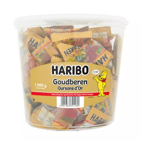 Haribo Goudberen Zakjes (100 stuks)