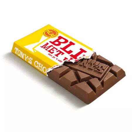 Tony's Chocolonely Reep Melk Noga Liefde (15x 180gr) - Afbeelding 2