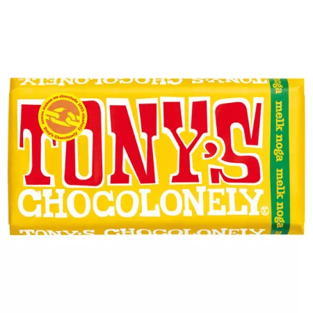 Tony’s Chocolonely reep melkchocolade noga (15x 180gr) (2)