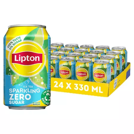 Lipton Ice Tea Sparkling Zero (24x 33cl) (2)