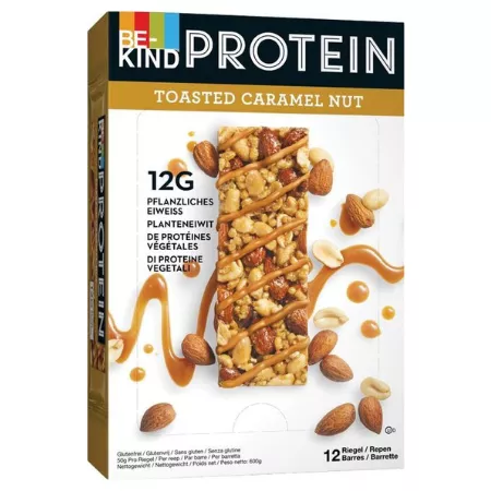 Be-kind protein toasted caramel nut (12x 50gr)
