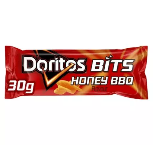 Doritos Bits Twisties Honey BBQ Rood (30x 30gr) (2) Doritos Bits Twisties Honey BBQ