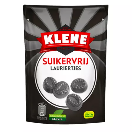 Klene suikervrij lauriertjes zakje (12x 110gr)