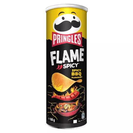 Pringles flame spicy bbq (9x 160gr)