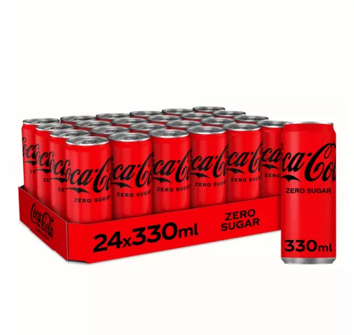 Coca-Cola Zero Blik (24x 33cl) - Afbeelding 2