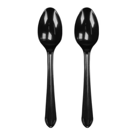 Depa lepel reusable zwart PS 17cm (50 stuks)