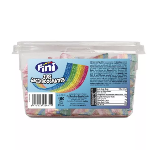 Fini Zure Regenboogmatten (150 stuks) (1)