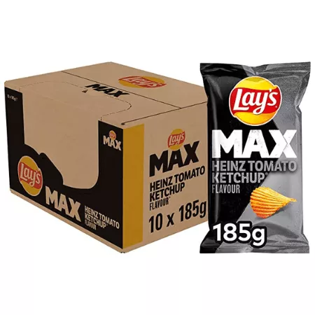 Lay's MAX Heinz Tomato Ketchup (10x 185gr) - Afbeelding 3