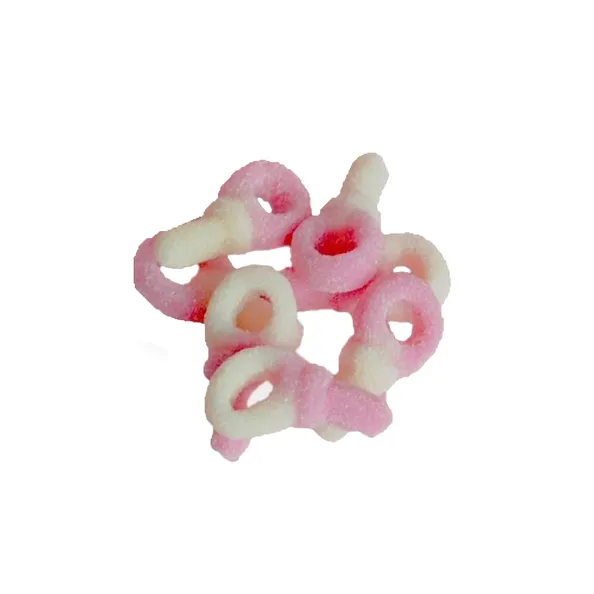 Gesuikerde Baby Speentjes Roze/Wit (1kg)