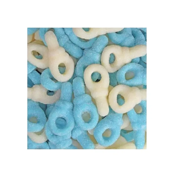 Gesuikerde Baby Speentjes Jongen Blauw/Wit (1kg)