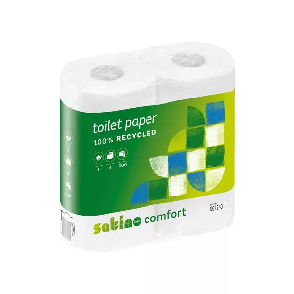 Toiletpapier 2-laags Tissue Los (4x 200 vel)