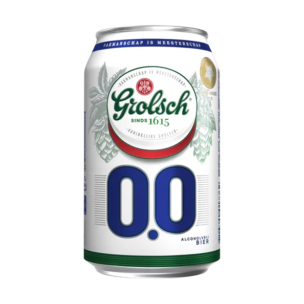 Grolsch 0.0% Blik (24x 33cl)