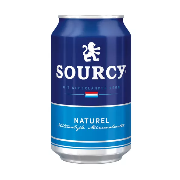Sourcy naturelle (blauw) blik (24x 33cl)
