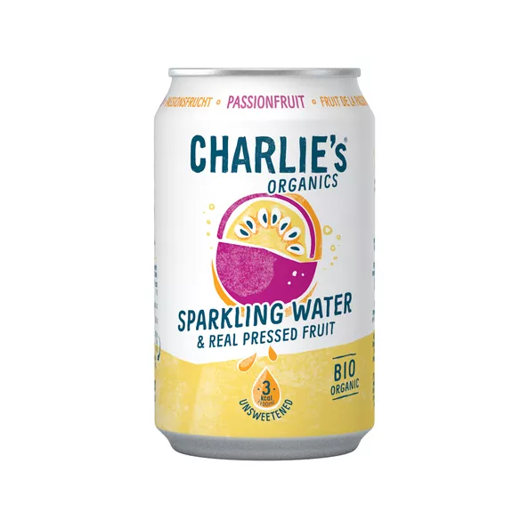 Charlie's Organic Sparkling Water Passionfruit Bio (12x 33cl)