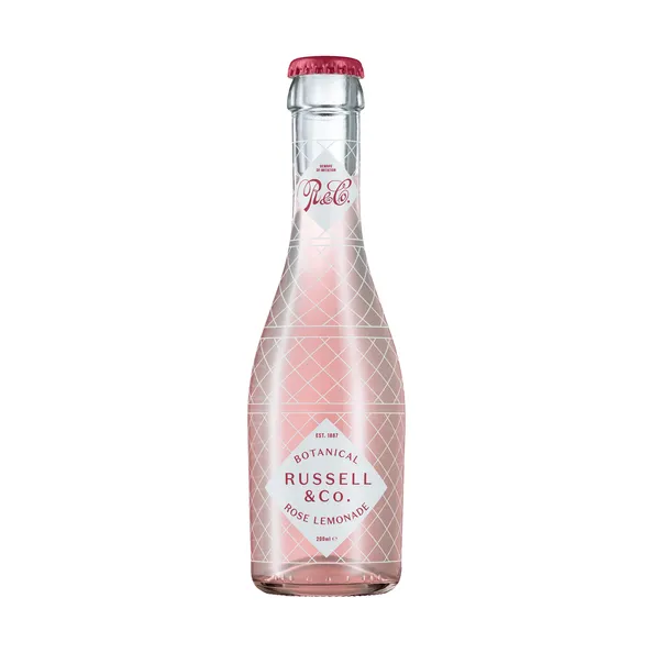 Russel & co botanical rose lemonade flesje (24x 20cl)