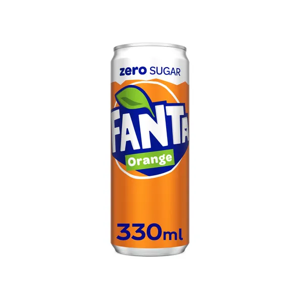 Fanta zero orange blik (24x 33cl)